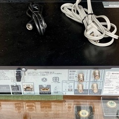 【ジャンク品】 SHARP ブルーレイレコーダーの画像