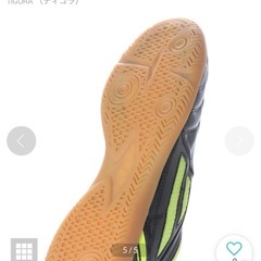 フットサルシューズ　24.5センチ　(数回使用)の画像