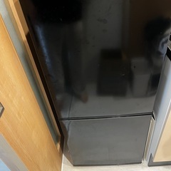 106L 2ドア冷蔵庫 Nグラシア BK（ブラック）の画像