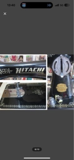 HITACHI 手回しミシン