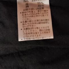 古着　半袖シャツ　黒　綿麻の画像