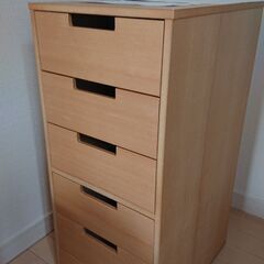 新品未使用：日本製6段チェストの画像