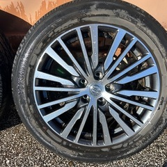 4/4 E52 エルグランドハイウェイスター純正アルミホイール225/55R18の画像