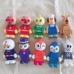 アンパンマン ブロックラボ 人形セット ドール10体