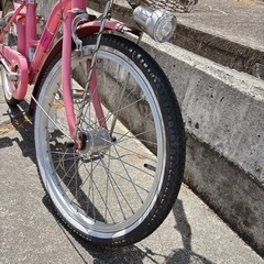【引渡者決定】子供用自転車　女の子　低学年　ピンクの画像