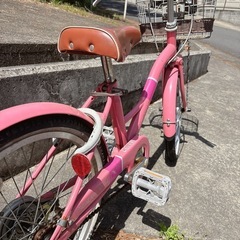 【引渡者決定】子供用自転車　女の子　低学年　ピンクの画像