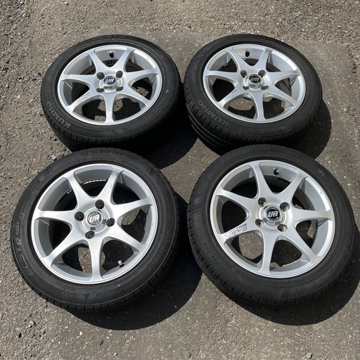 ノーマルタイヤ ＫＵＭＵHO 14インチ ホイール付き