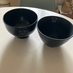 リラックマの茶碗とお椀