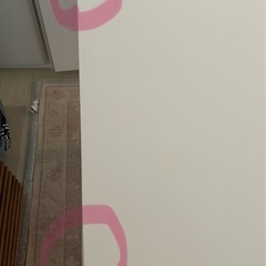【無料】IKEAデスク　白120×60 の画像