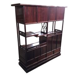 茶箪笥 茶棚 飾り棚 収納家具 インテリア 家具 石狩市の画像