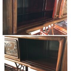 茶箪笥 茶棚 飾り棚 収納家具 インテリア 家具 石狩市の画像