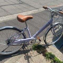 ２２インチ子供用自転車  エッセ 女の子  マカロンラベンダー