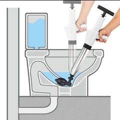 トイレプランジャー 高圧エアドレンブラスタープランジャー トイレ...