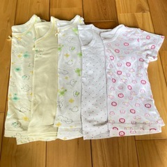 子供用肌着セット 動物柄 花柄 110cm 半袖　長袖　まとめ売り