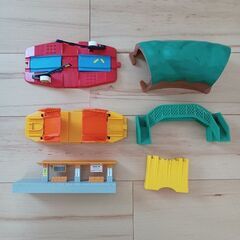 プラレール　レールセット　※トーマスのおまけ付きの画像