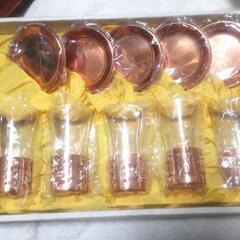 新品未使用！昭和　レトロ　ビアグラス　ミニグラス