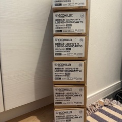 LEDダウンライト昼白色60w新品6個セット