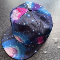 宇宙柄　帽子