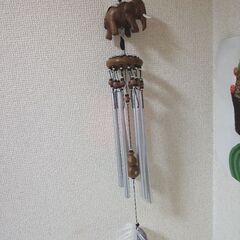未使用に近い！Lucky Talisman 風鈴 象 風水 彫刻...