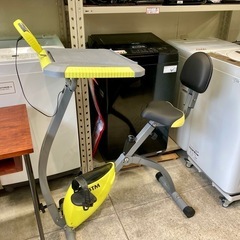 BTM フィットネスバイク エアロバイク テーブル付 中古 買取...
