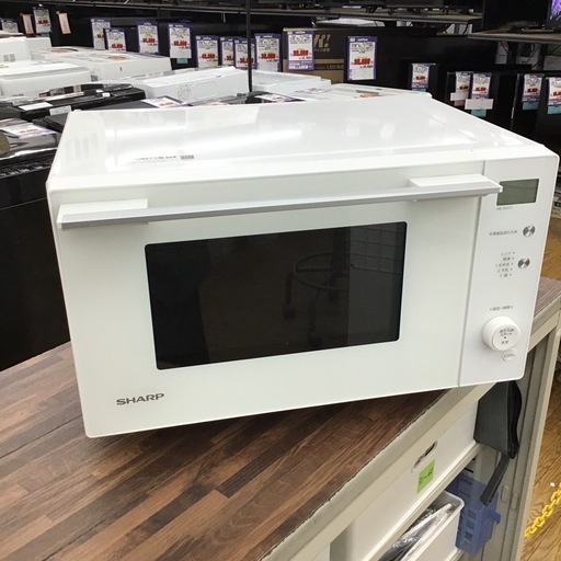 #E-11【ご来店頂ける方限定】SHARPのフラット電子レンジです