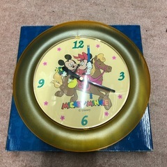 ミッキー&ミニー　掛け時計