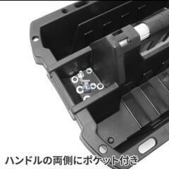 アストロプロダクツ　新品未使用品　プラスチックツールトレー ブラック 【ツールバッグ 工具入れ 道具ケース】【工具持ち運び 工具持ち出し】の画像