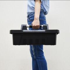 アストロプロダクツ　新品未使用品　プラスチックツールトレー ブラック 【ツールバッグ 工具入れ 道具ケース】【工具持ち運び 工具持ち出し】の画像