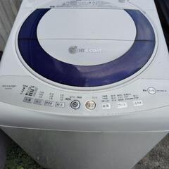古いシャープSHARP穴無し洗濯機