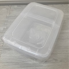冷蔵庫用米櫃 3kg 米びつ 新品　ニトリ コンパクト 計量カップ の画像
