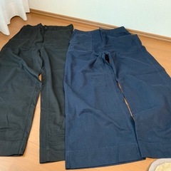 ワークパンツ 2点セット Mサイズ ブラック ネイビー