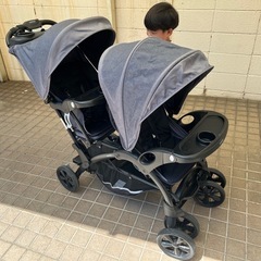 二人乗りベビーカー