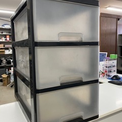 H2505-125 3段収納ケース キズ 汚れあり 現状お渡し