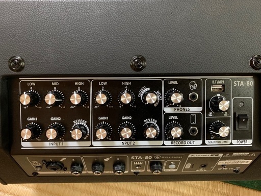 FIREGLOW sta-80 ストリートアンプ　未使用品 FIREGLOW STA-80BK【未展示品】 ファイヤーグロー 【 イオン