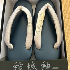 USED【結城紬】草履