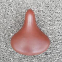自転車用交換部品 ママチャリ用サドル茶色