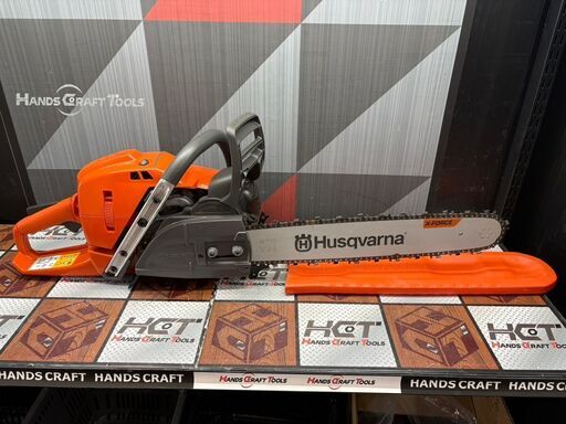 【中古】実使用1回 ハスクバーナ husqvarna チェンソー チェーンソー 565 排気量　70.6ｃｃ 【ハンズクラフト佐賀】