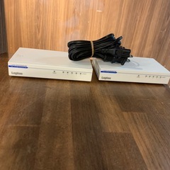 Logitec スイッチングハブ LAN-SW05P 2個セット