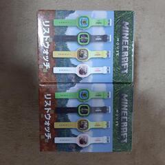 マインクラフト　 GIGO限定品　リストウォッチ二個セット　新品　未開封の画像