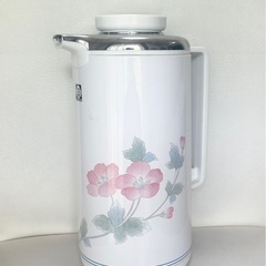昭和レトロ調　花柄　タイガー魔法瓶　ポット