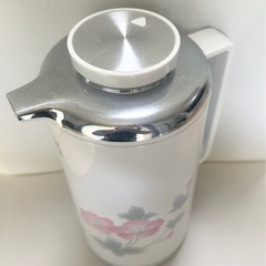 昭和レトロ調　花柄　タイガー魔法瓶　ポットの画像