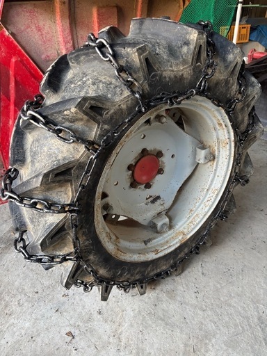 ペア トラクター用タイヤチェーン AGCH 11.2-24 　KBL 除雪 大雪に ケービーエル