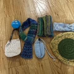 ニット　雑貨手作りの画像