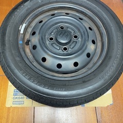 ブリヂストン  サマータイヤ155/65 R13　スズキ純正ホイール　4本　の画像