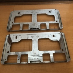 スズキ純正　ナンバーフレーム枠中古の画像