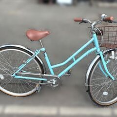 【自社配送は札幌市内限定】シティサイクル 26インチ ライトブル...