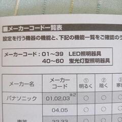 シーリングライト用リモコンの画像