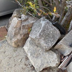 【庭石差し上げます】