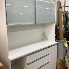 松田家具 食器棚 W140cm 管C250505AK (ベストバ...