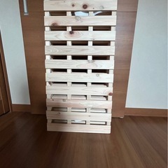 ヒノキ　すのこマット　シングル
の画像